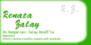 renata zalay business card